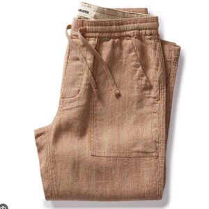 The Breakwater Pant in Chili Stripe